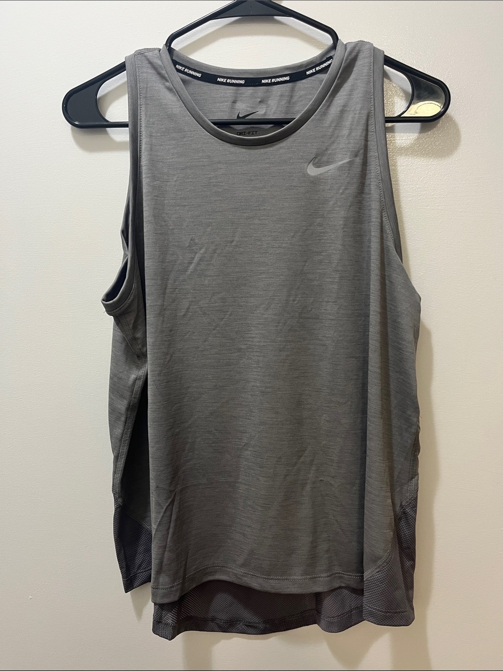 Nike Running Gray Performance Running Tank Top NWT L